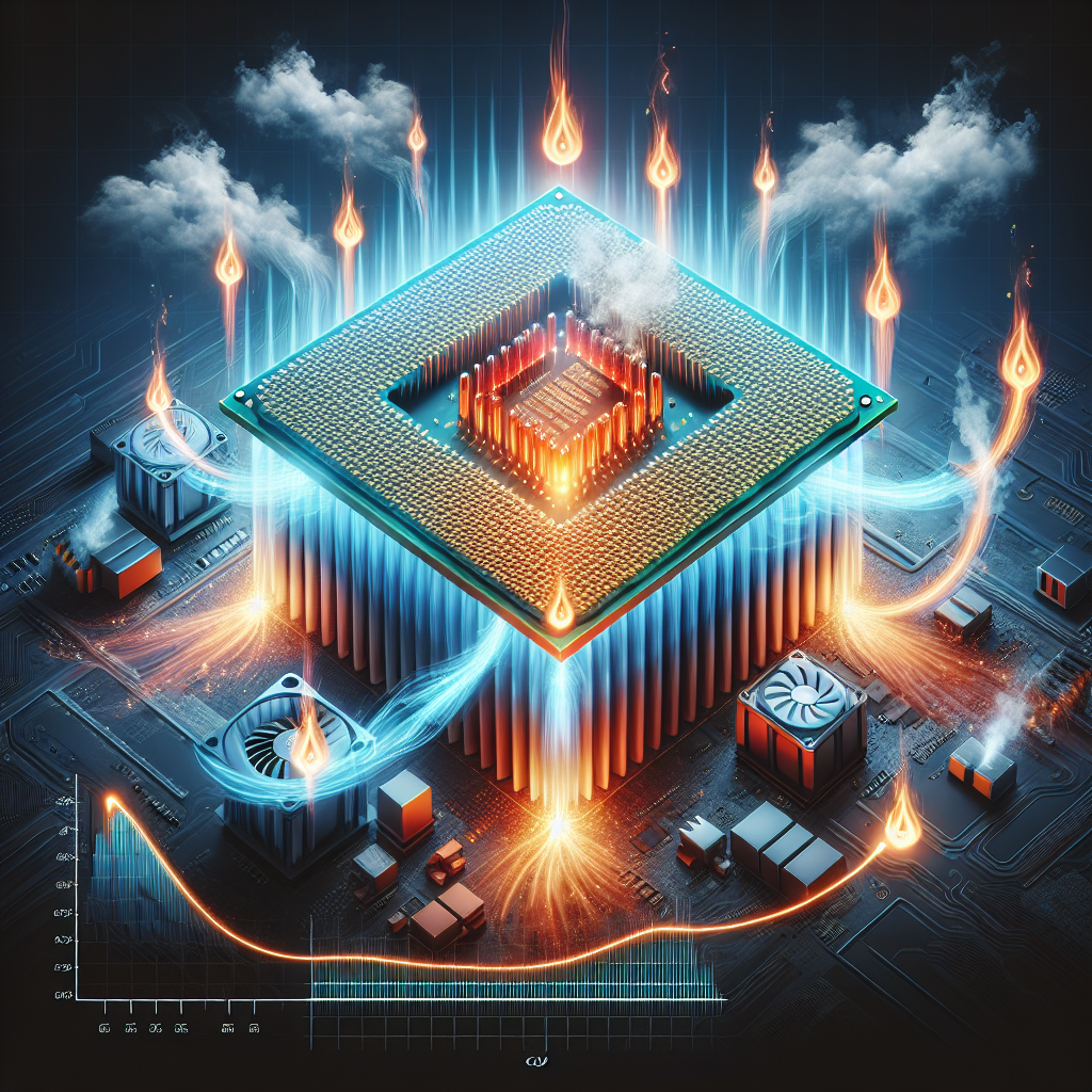 How do CPUs manage heat dissipation during heavy workloads?