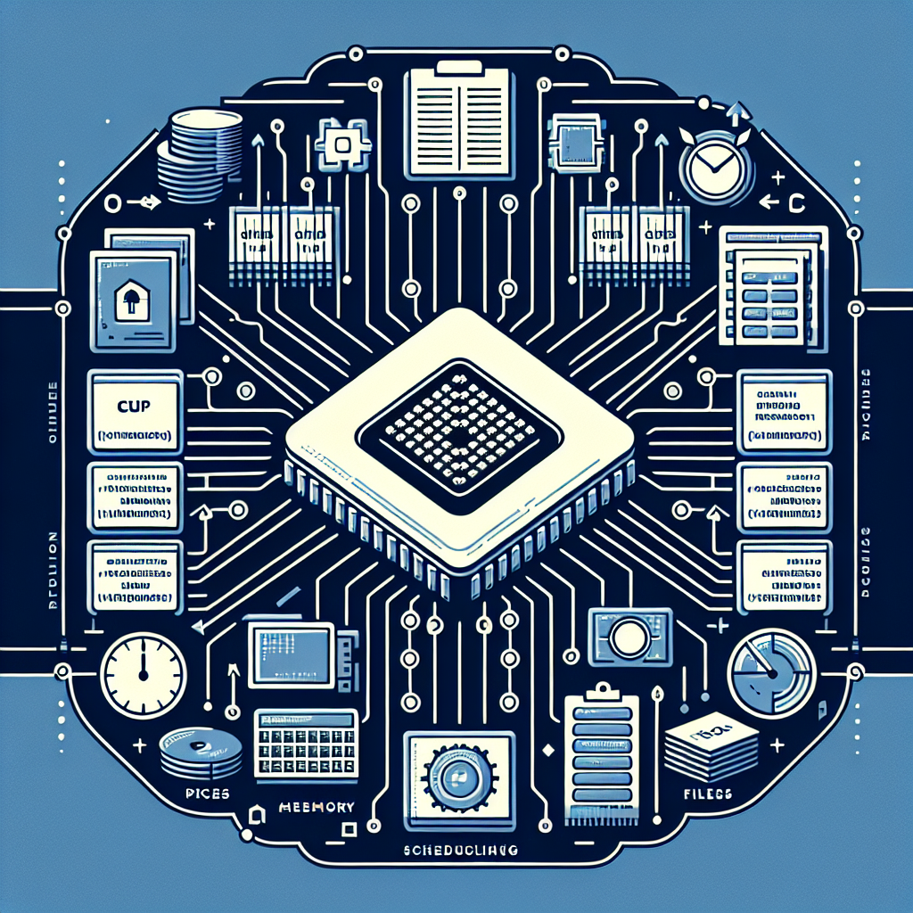 What is the role of the CPU in managing system resources?